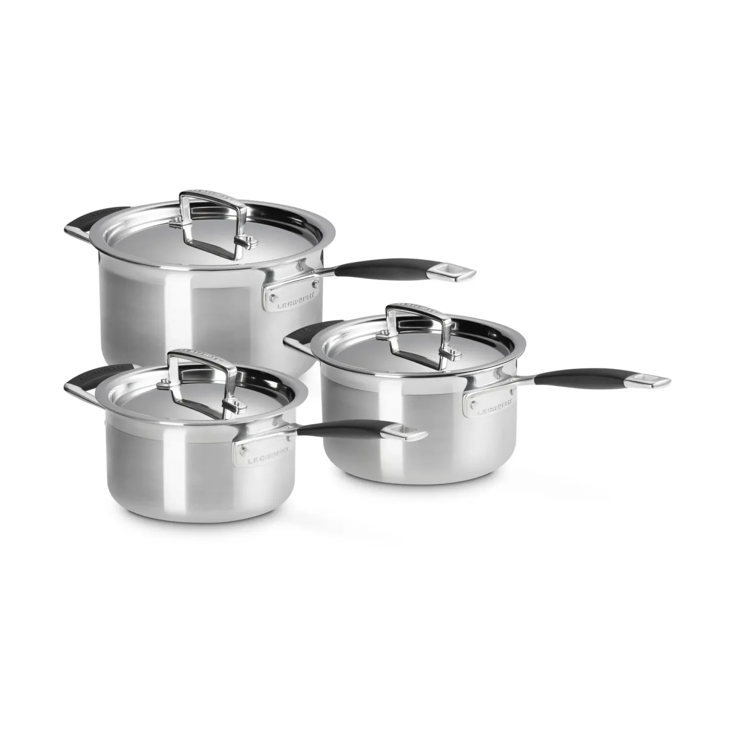 Le Creuset Le Creuset Topfset Edelstahl, 3-teilig