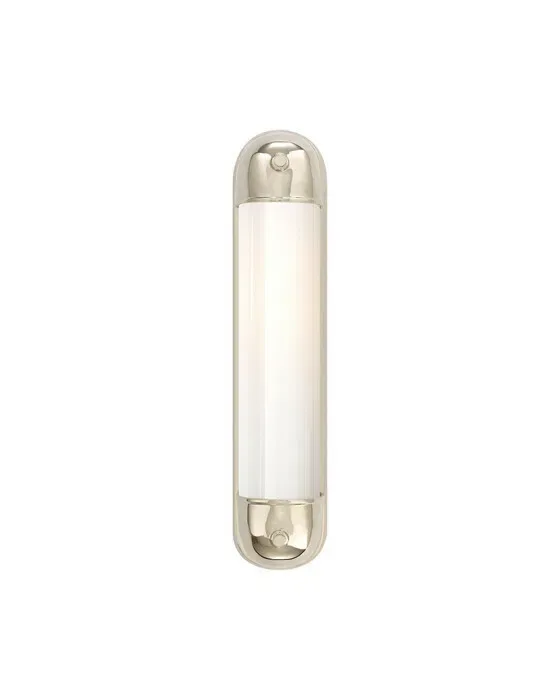 Selecta Long Glass Sconce Polished Nickel