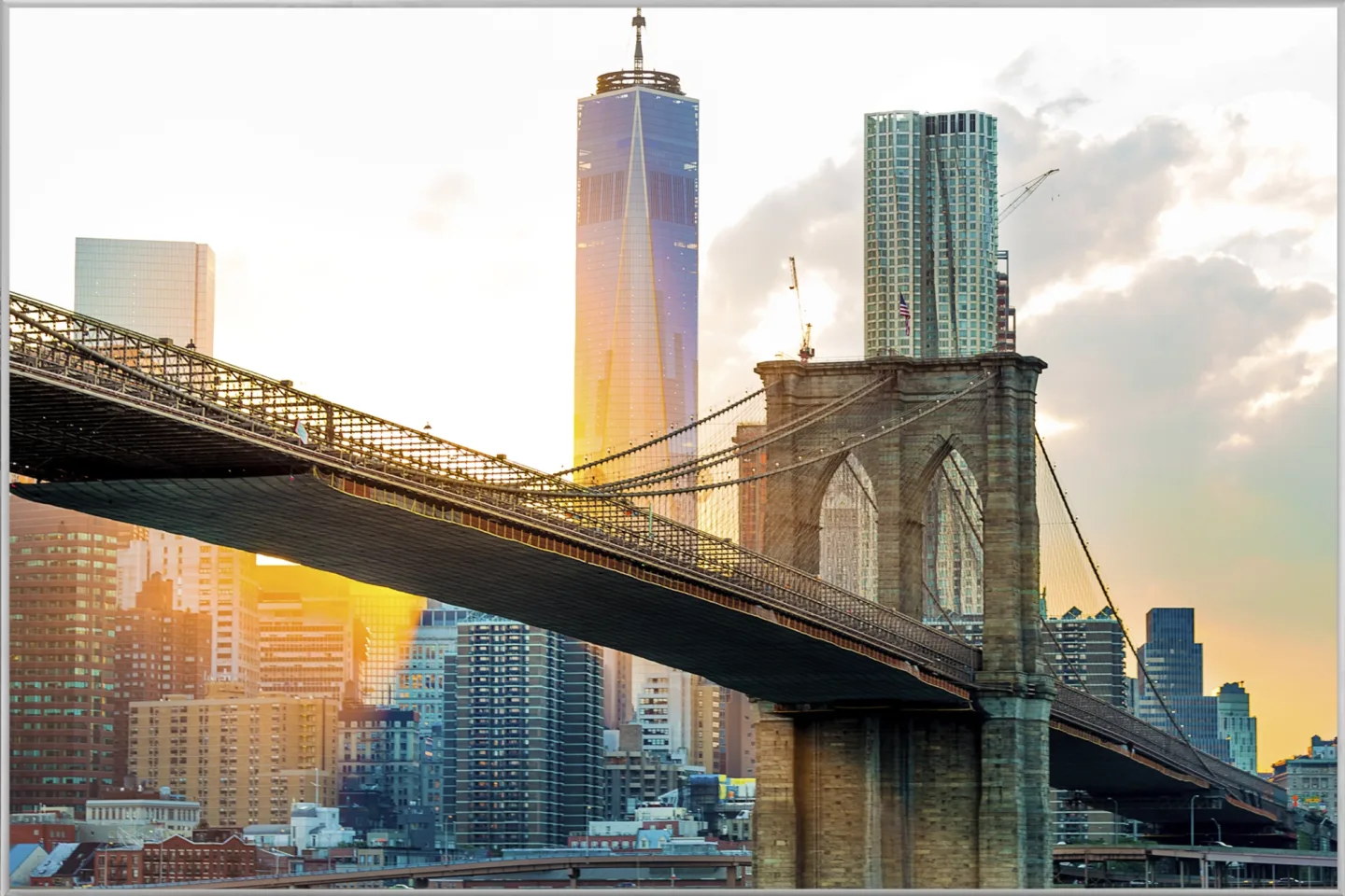 image LAND Bild mit Rahmen Brooklyn Bridge 2 | Schubiger Möbel