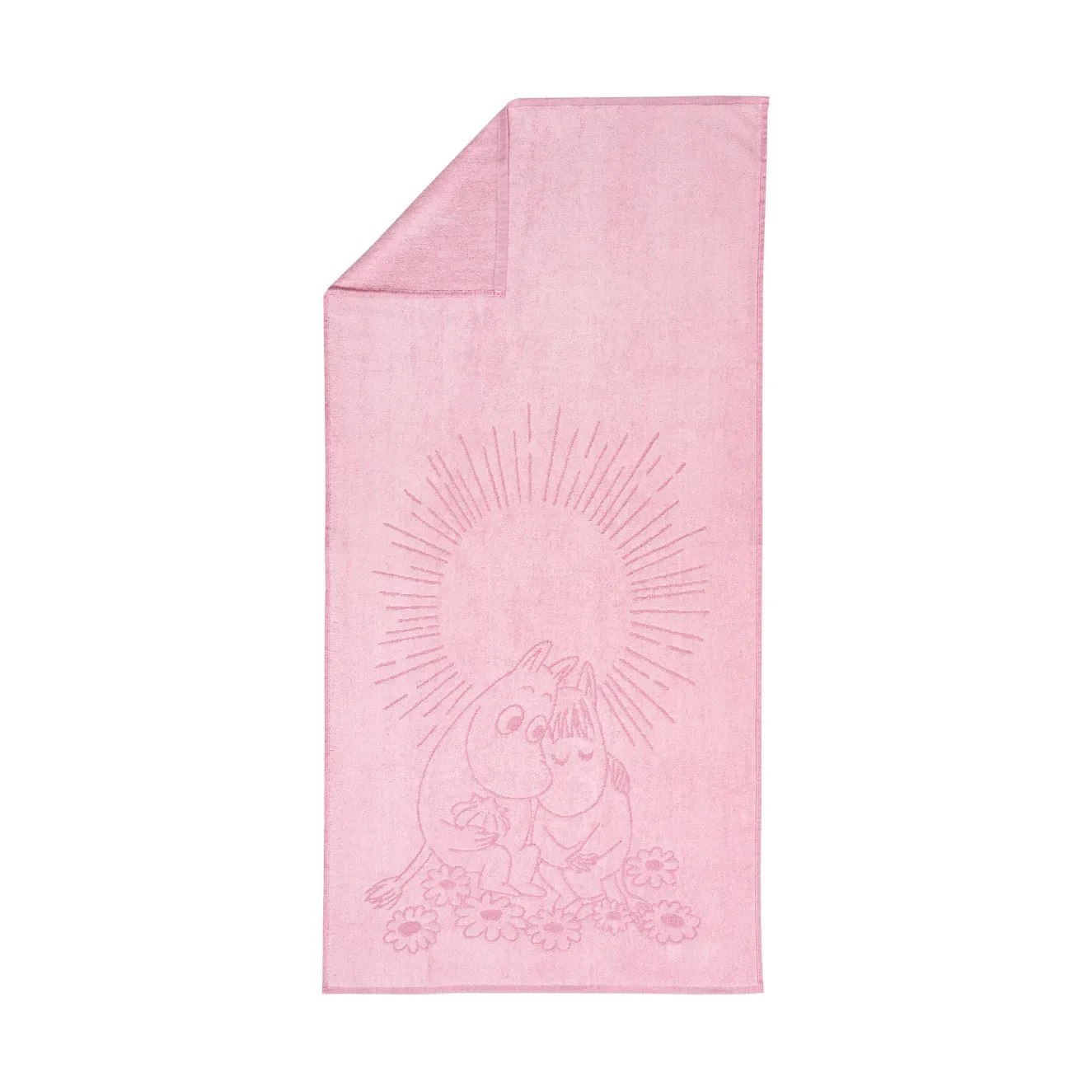 Moomin Arabia Mumin Badehandtuch 70x140cm Verliebtes Rosa