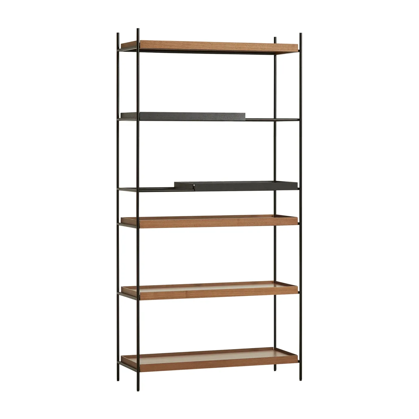 Woud Tray Regal hoch Eiche, 100 x 201 cm Style 8