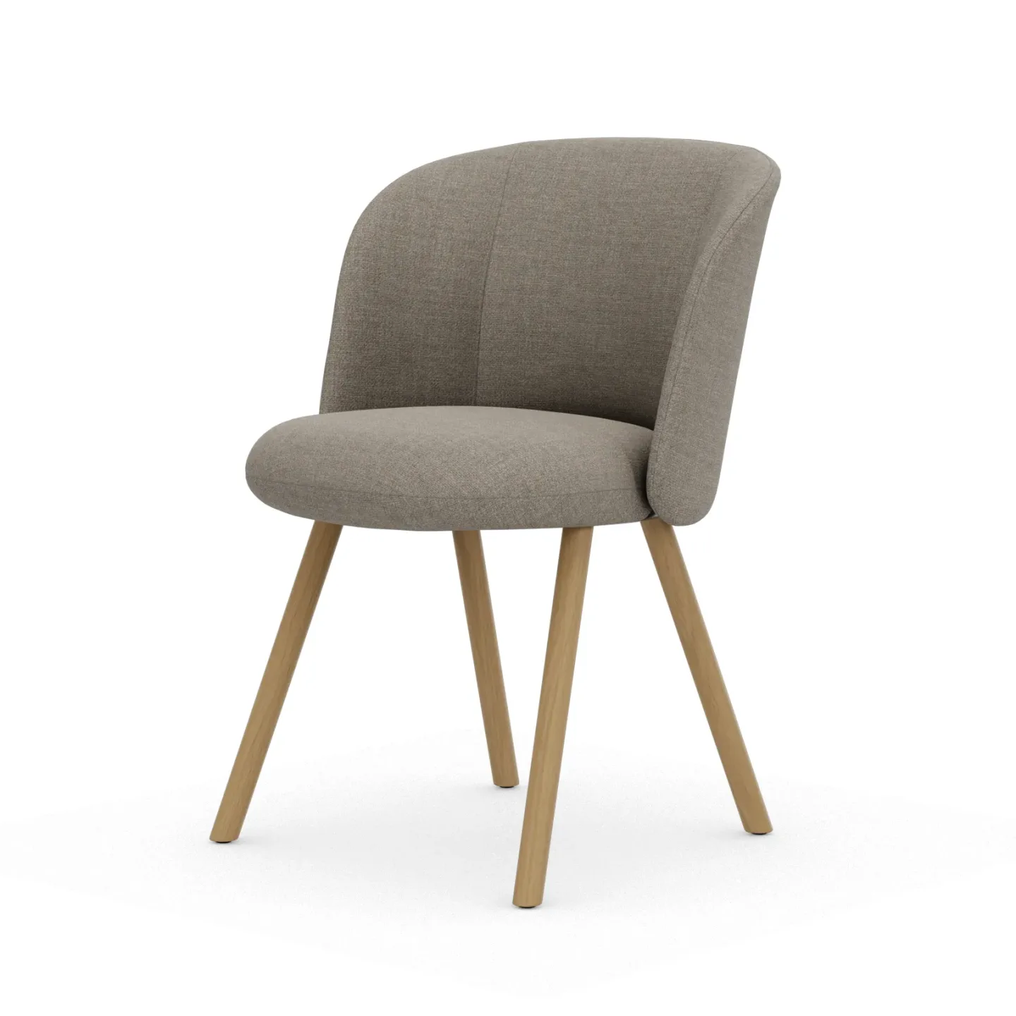 Vitra Mikado Side Chair stol Savana Sand melange-natural oak