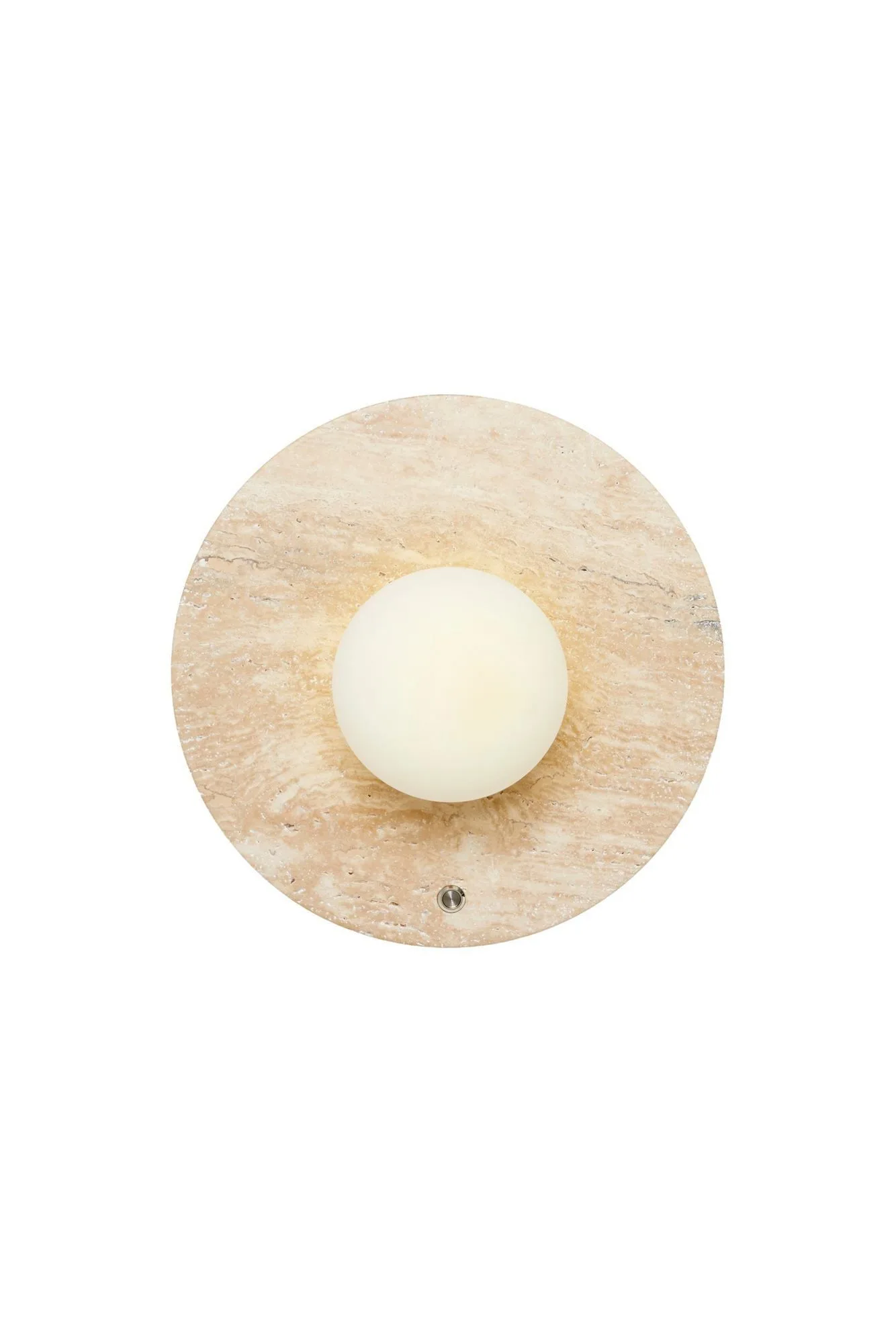 Kummer Vägglampa 12 cm Rund - Beige