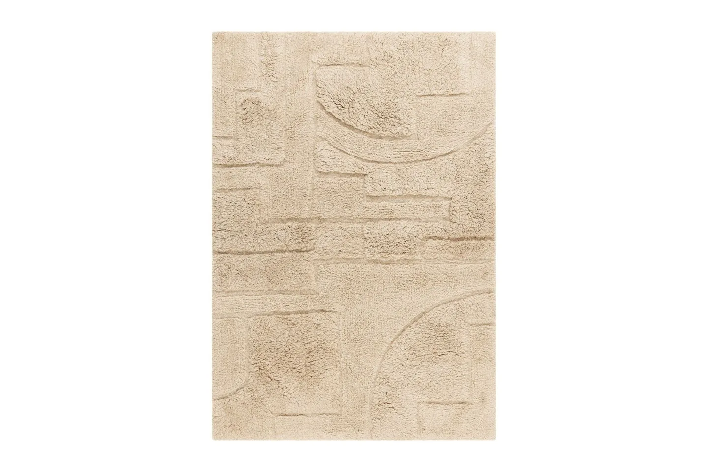 Pure Ullmatta 200x300 cm Rektangulär - Beige