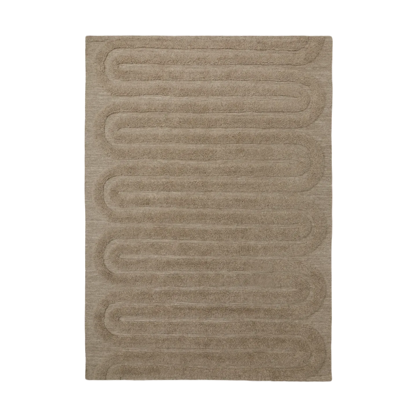 Tinted Riklund ullmatta 160x230 cm Beige-melange