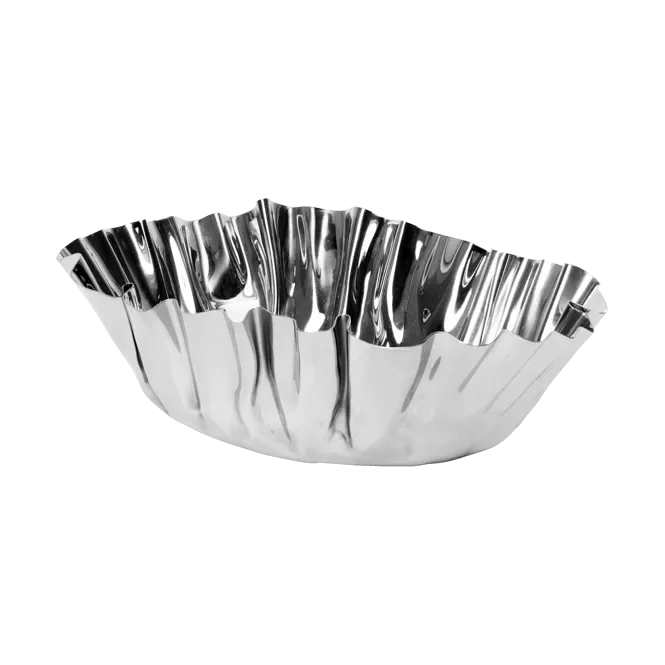 Ferm Living Tydra skål H7 Mirror polished