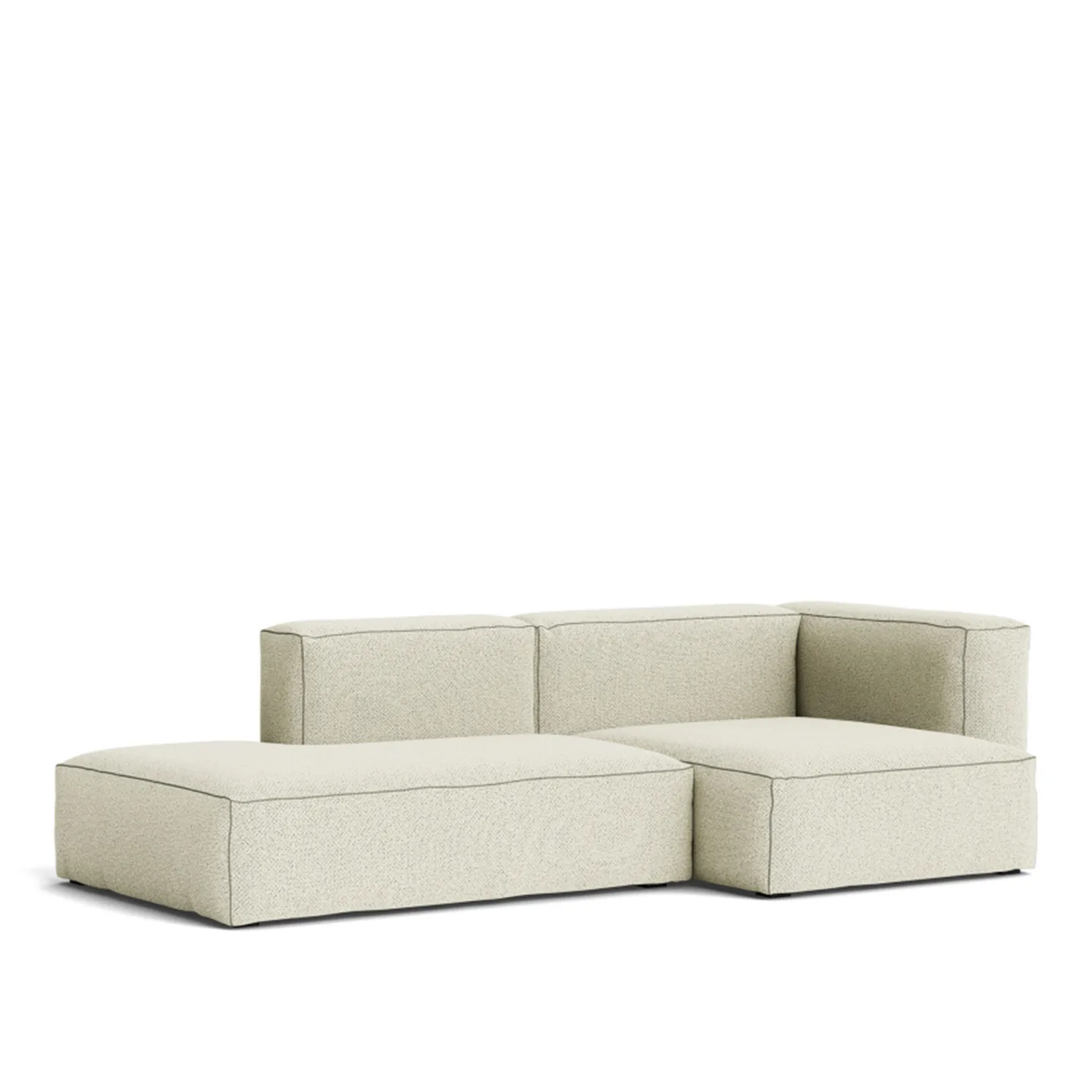 HAY - Mags Soft 2,5 Seater Combination 3 Right - Light Grey Stitching - Cat.5 - Coda 2 962 - Soffor