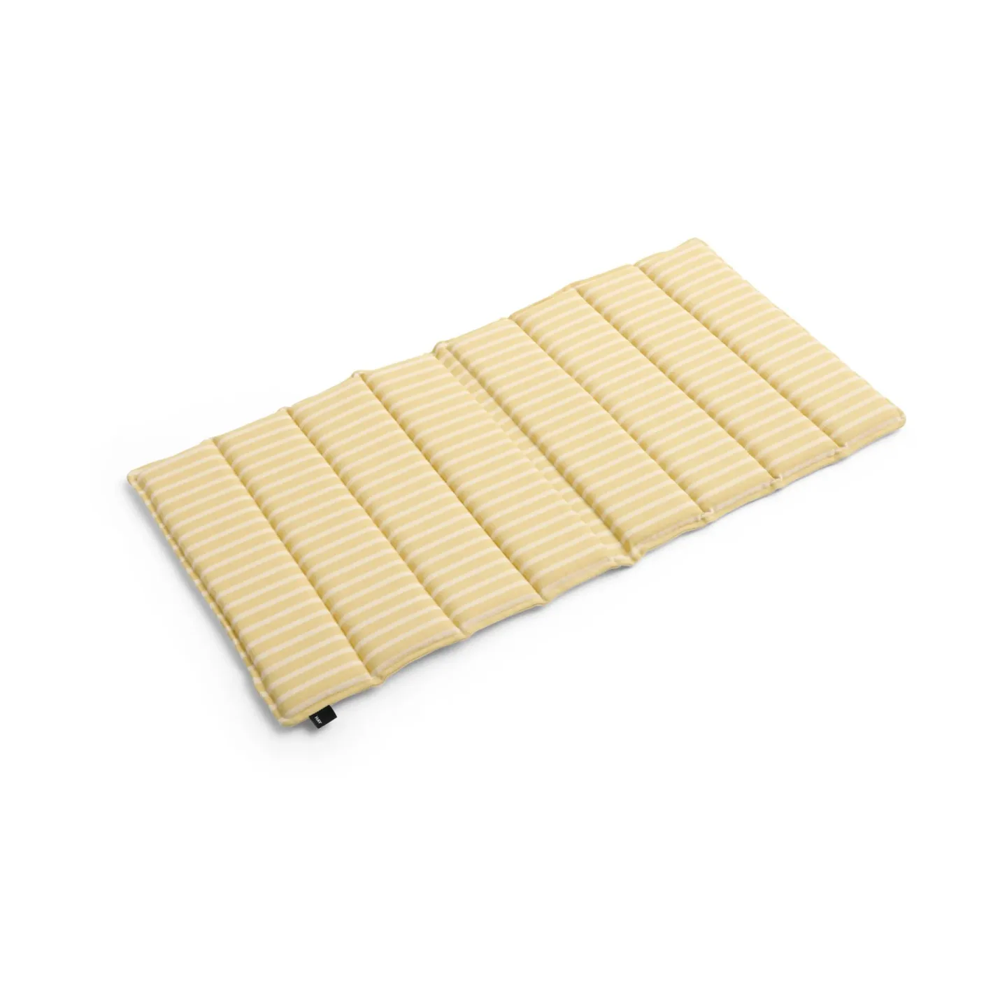 HAY Terrazza Folding sittdyna Yellow bold stripe, 82x40 cm