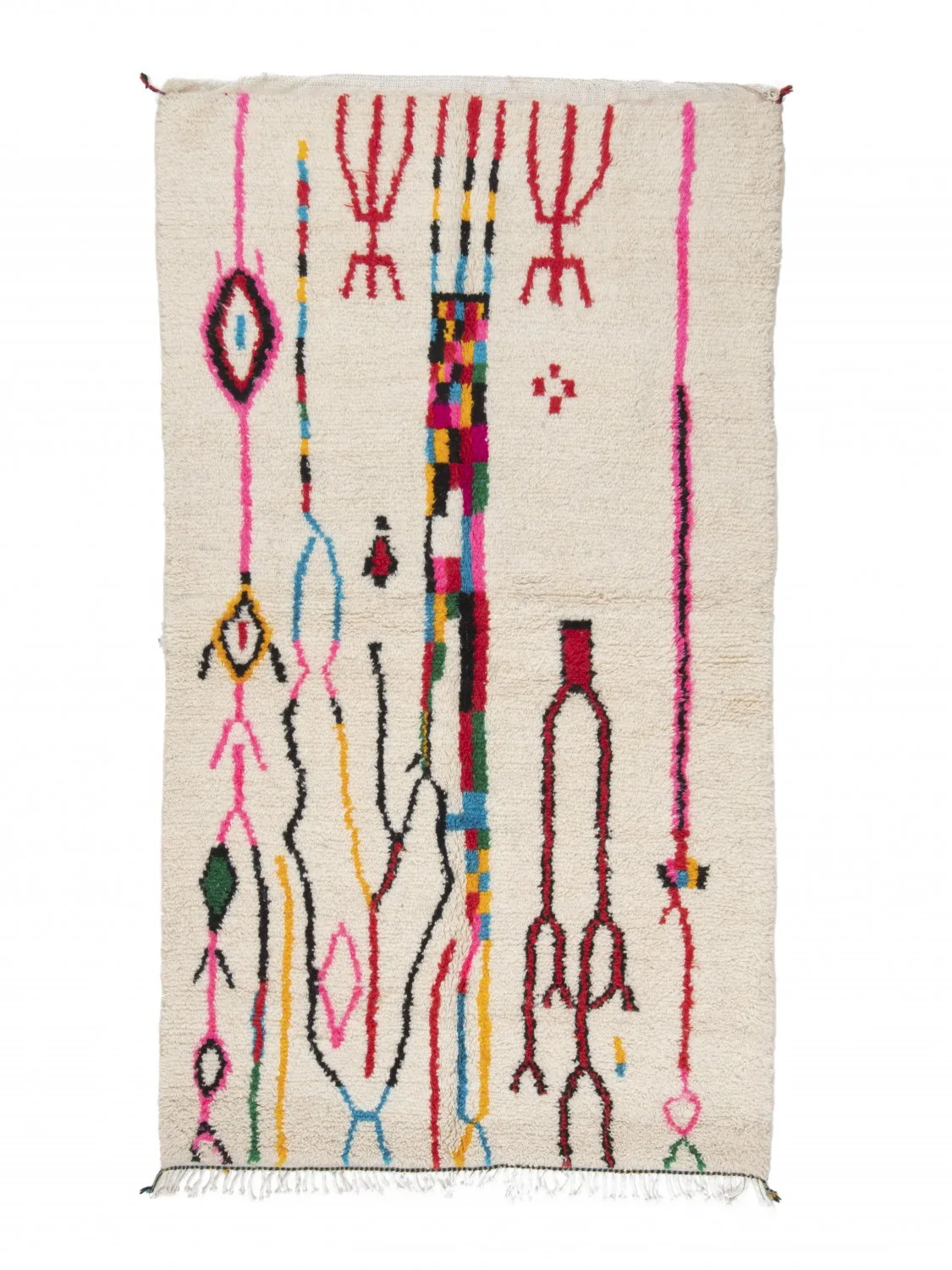 Kelim-teppe Marokkansk Azilal 260 x 150 cm (Størrelse: 260 x 150 cm)