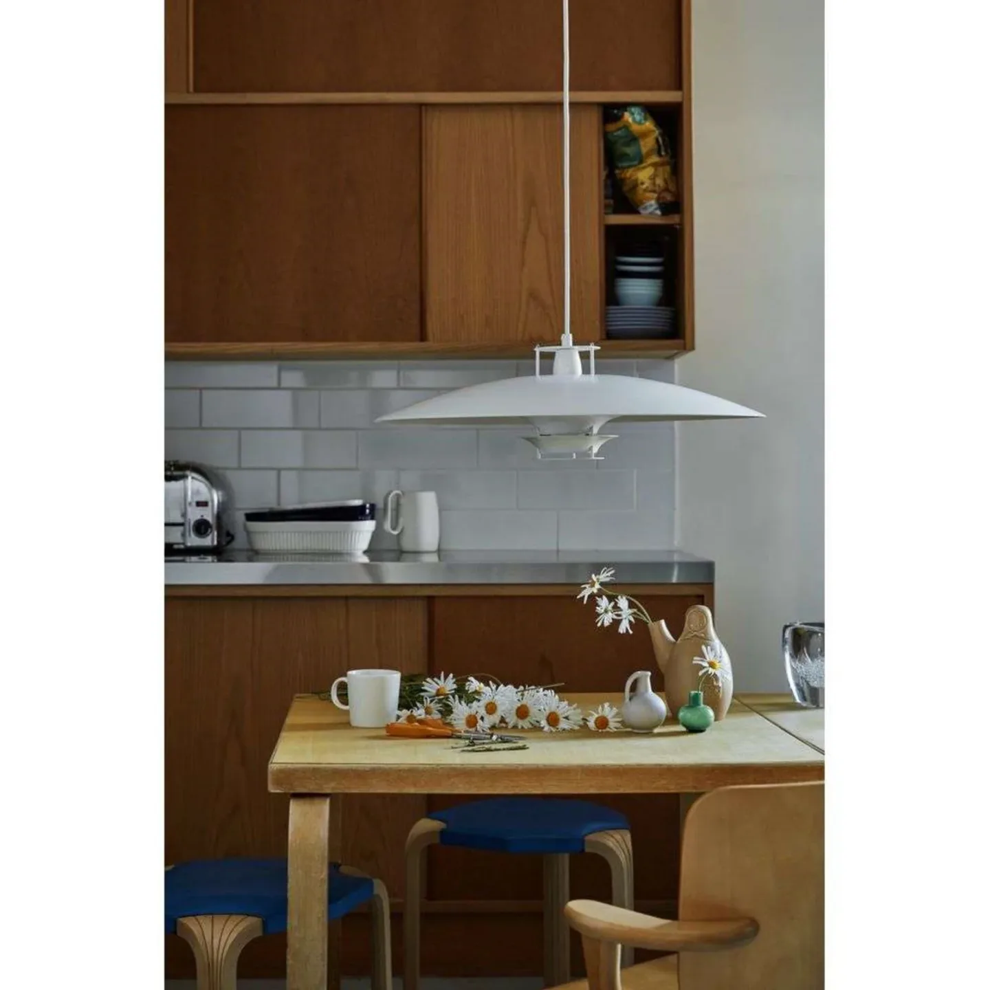 JL341 Pendelleuchte White - Artek - Wohnzimmer - Aluminium