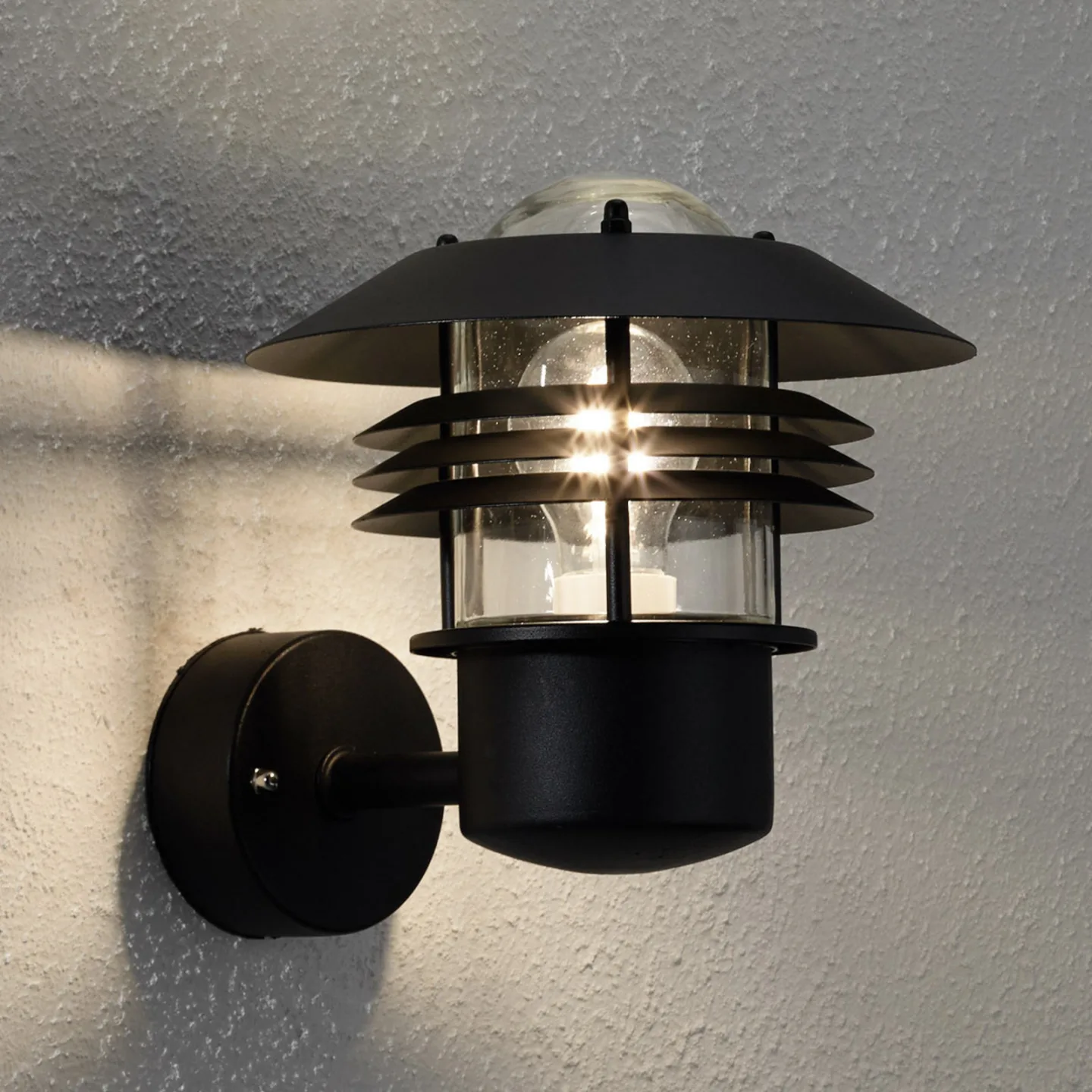 Vejers Wandleuchte Black - Nordlux - Modern - Metall - Einflammig