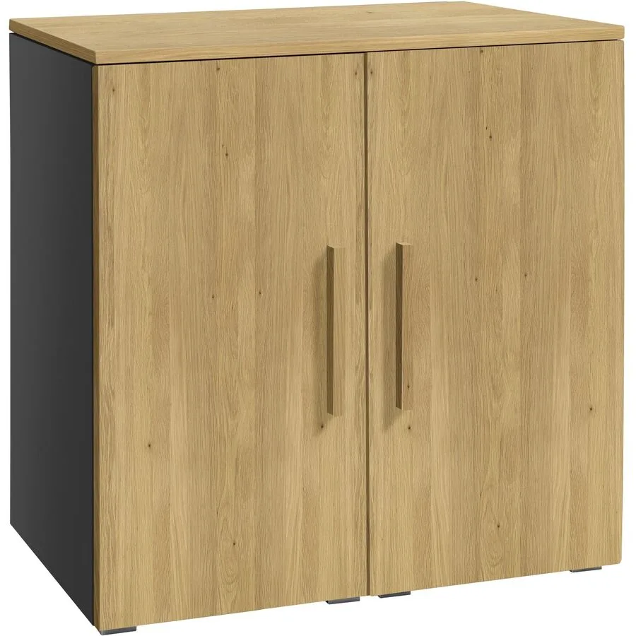 Hasena Kommode Airi anthrazit/eiche Holz/MDF B 90 H 86 cm