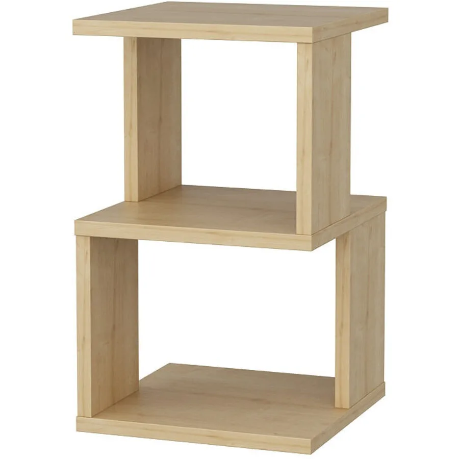 Nachttisch Uyumak eiche Melaminbeschichtete Spanplatte B 29.6 cm H 49.4 cm