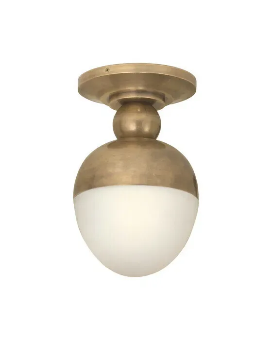 Clark Flush Mount Antique Brass