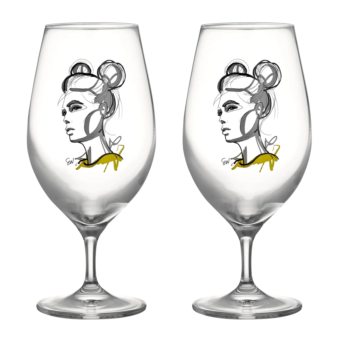 Kosta Boda All about you Bierglas 40 cl 2er Pack Cheers to you