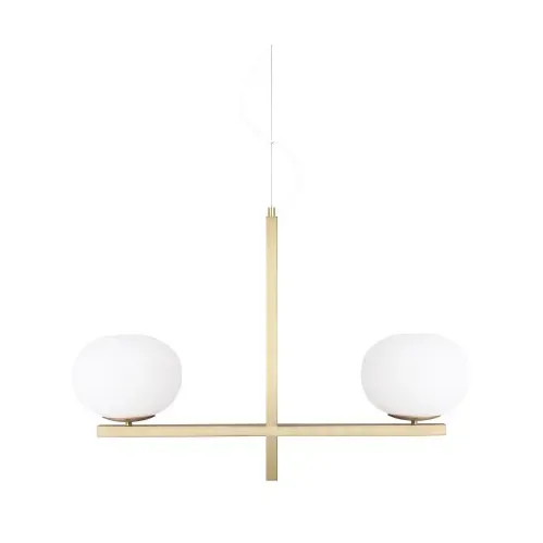 Globen Lighting Gemini Pendelleuchte 87 cm Messing