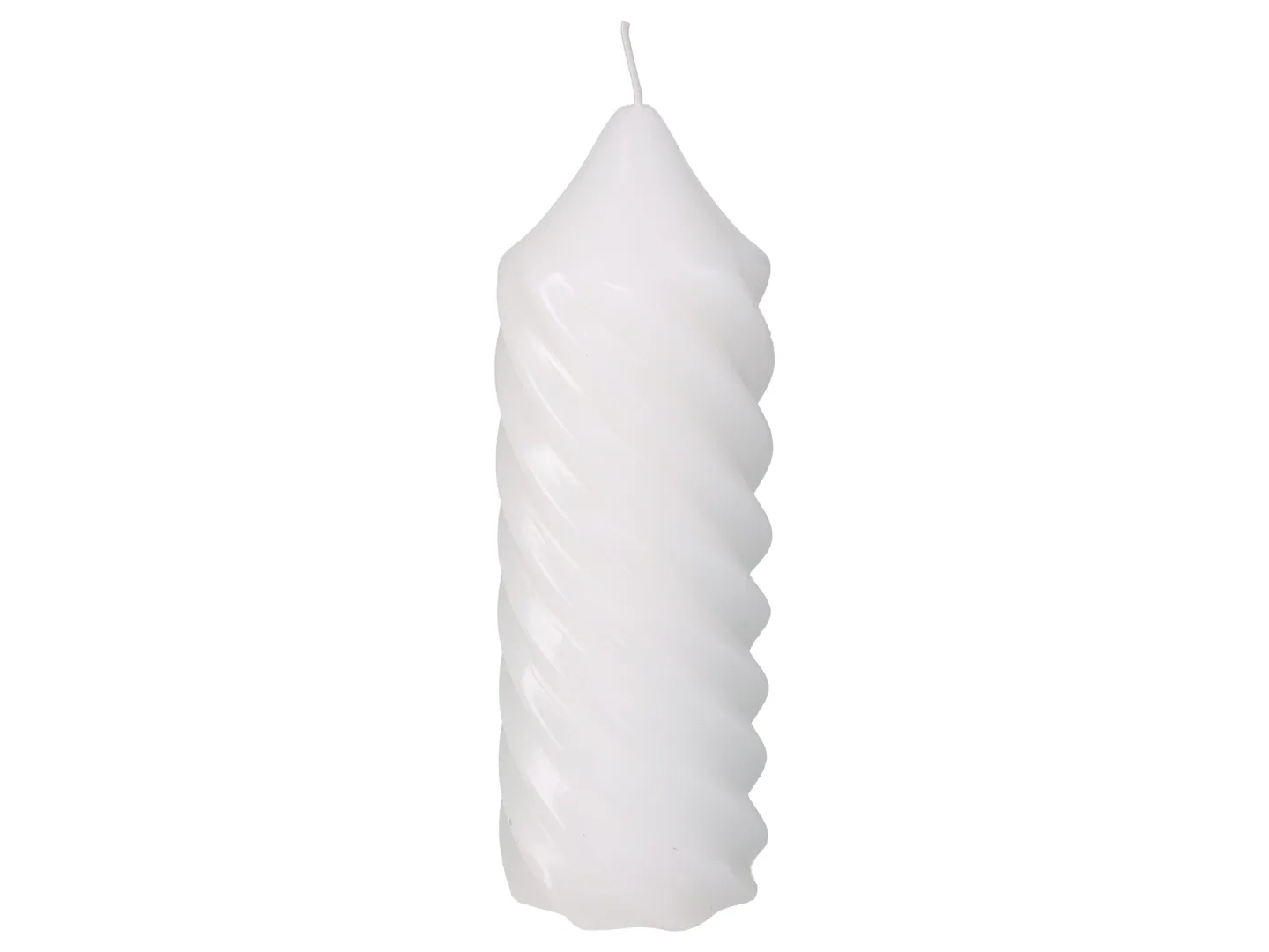 Kersten Kerze Spirale Weiss H: 20 cm | Schubiger Möbel