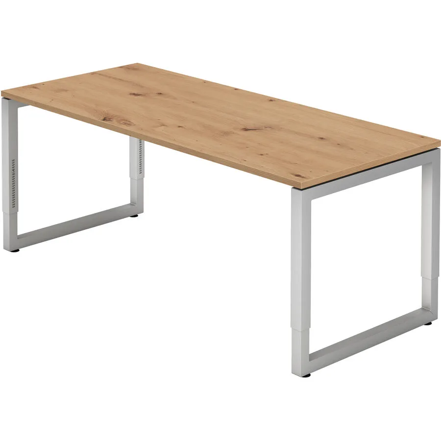 Schreibtisch Office Asteiche Holzwerkstoff B 180 T 80 cm