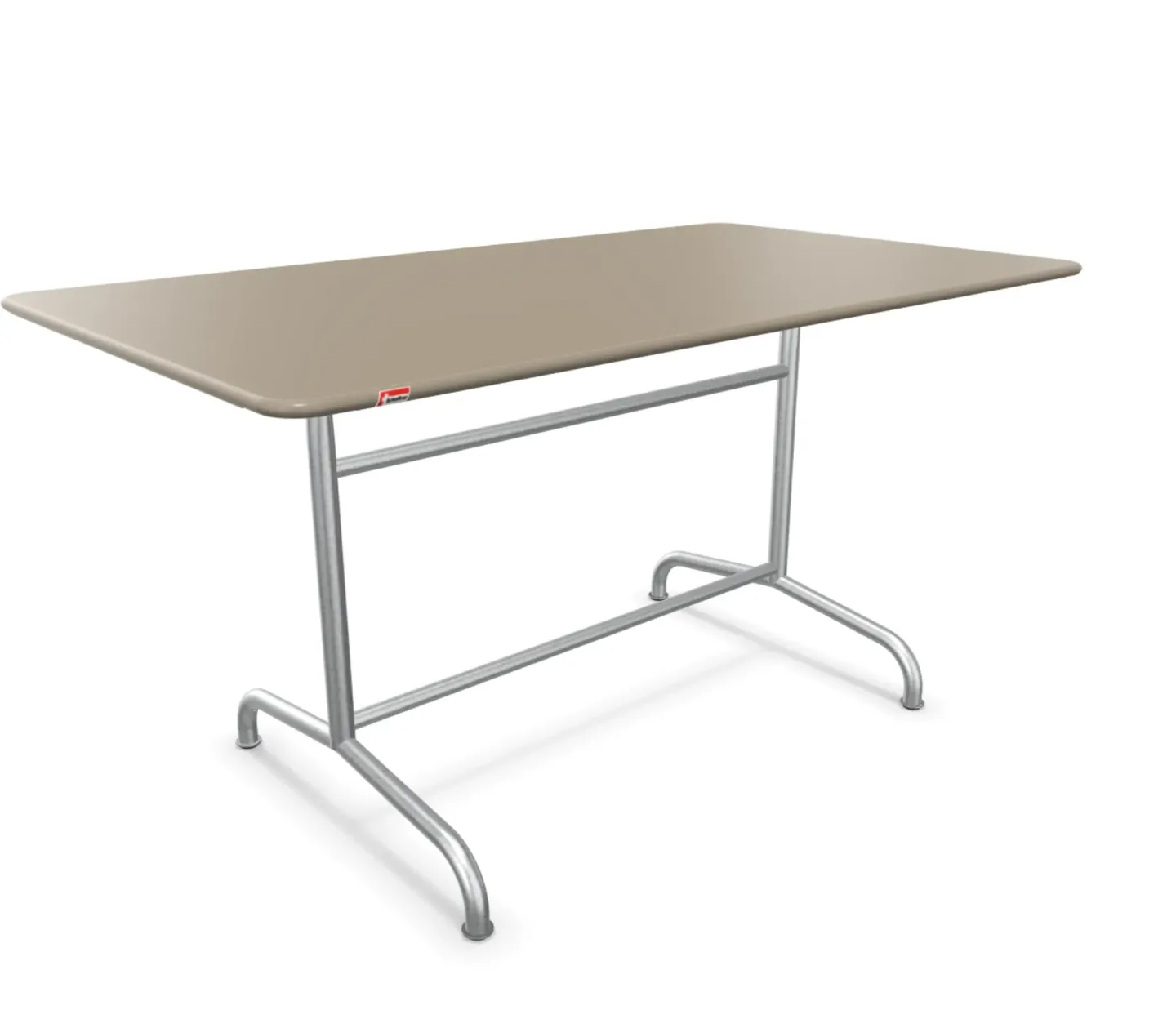 Schaffner Metall-Tisch Rigi Feuerverzinkt Beige | Schubiger Möbel
