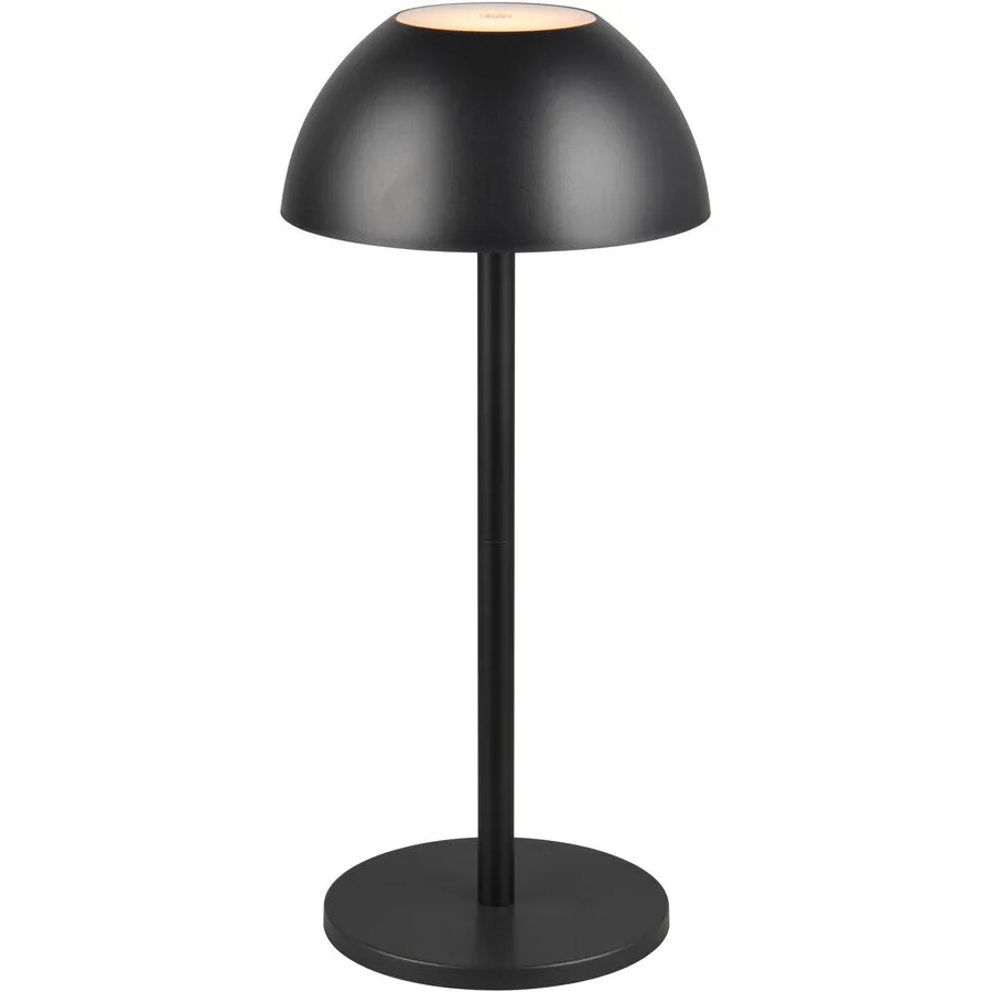 Tischlampe Dracir Schwarz Kunststoff 30 cm - Farbe: Schwarz matt - LED - LED Energiesparlampen