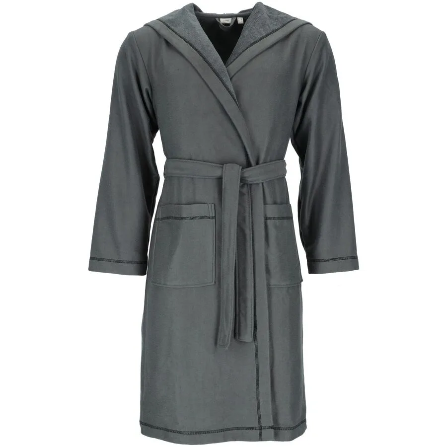 Esprit Bademantel Modern Life XS anthrazit Polyester XS