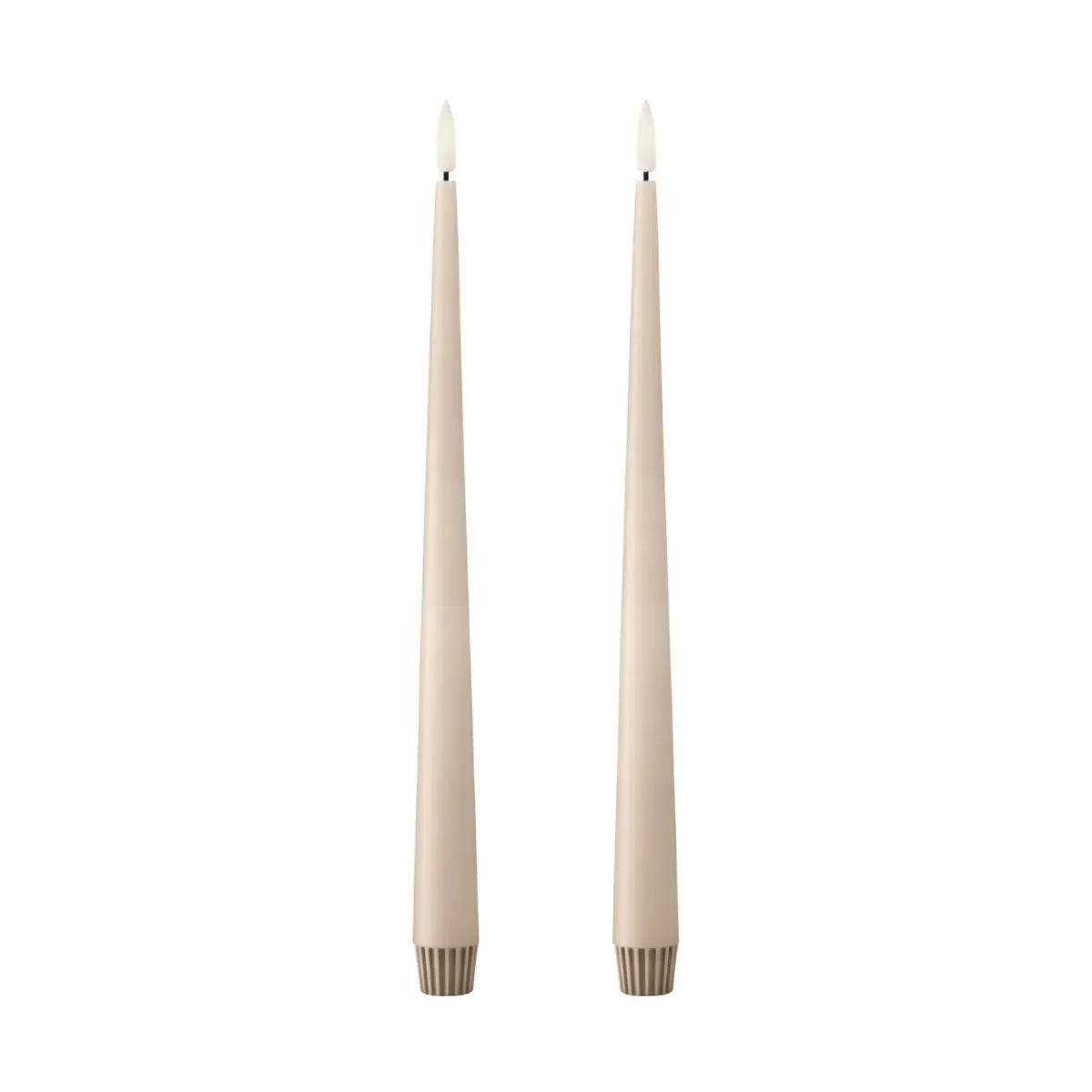 ester & erik ester & erik Stabkerzen LED 2er-Pack 11 Ice Latte , 30 cm