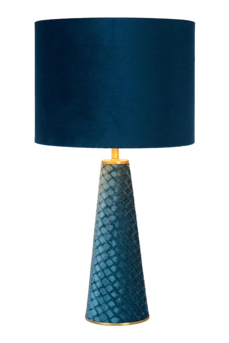 Lucide - Extravaganza Velvet 47cm - Bordslampa - Turkos