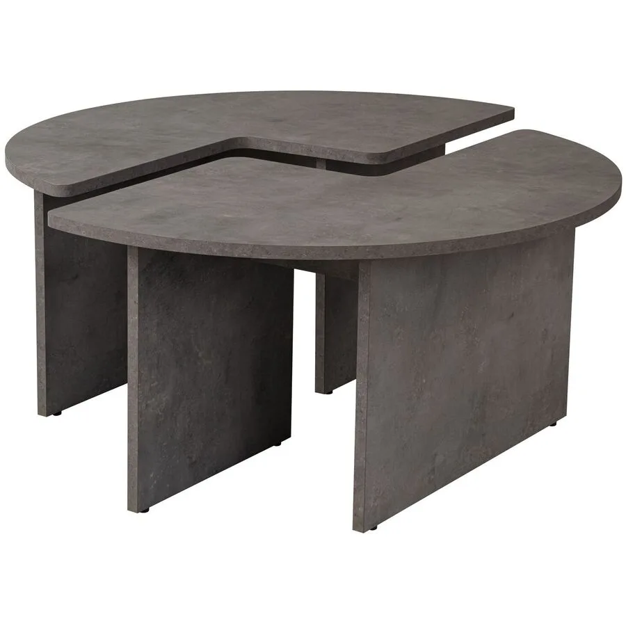 Salontisch Georis grau Holzwerkstoff B 90 H 41 cm