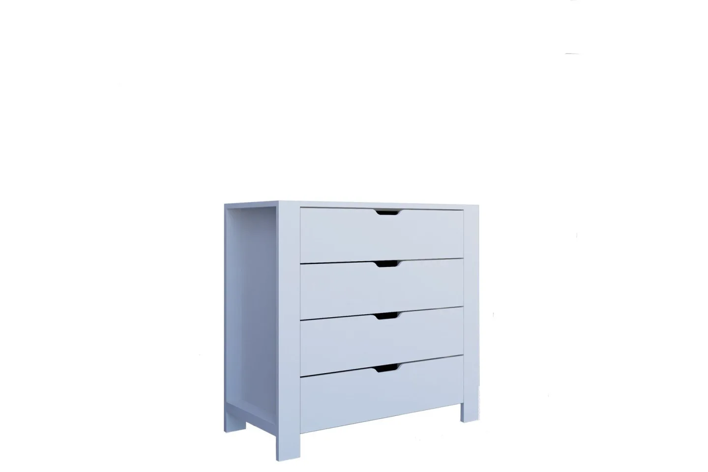 Durusu Byrå 90 cm - Vit