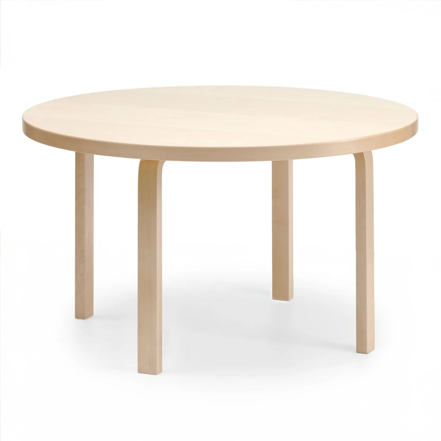 Artek - Aalto Bord 91 - Klarlackad Björkfanér - Matbord - Alvar Aalto - Träfärgad - Trä