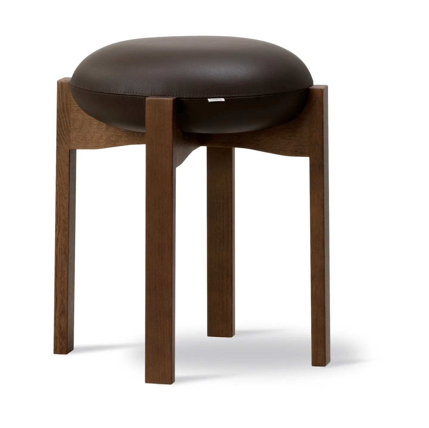Fredericia Furniture Pioneer Hocker niedrig Primo 86-1-Rauchgebeizte lackierte Eiche