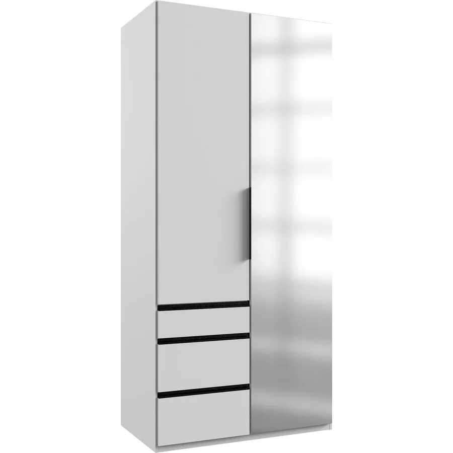 Kleiderschrank Sanko weiss Holzwerkstoff B 100 cm