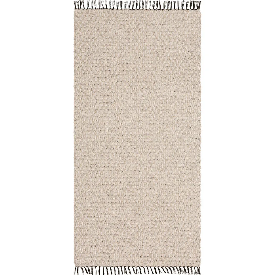 HORREDSMATTAN Teppich Julie creme Gefleckt/Meliert Mischgewebe 70 x 200 cm