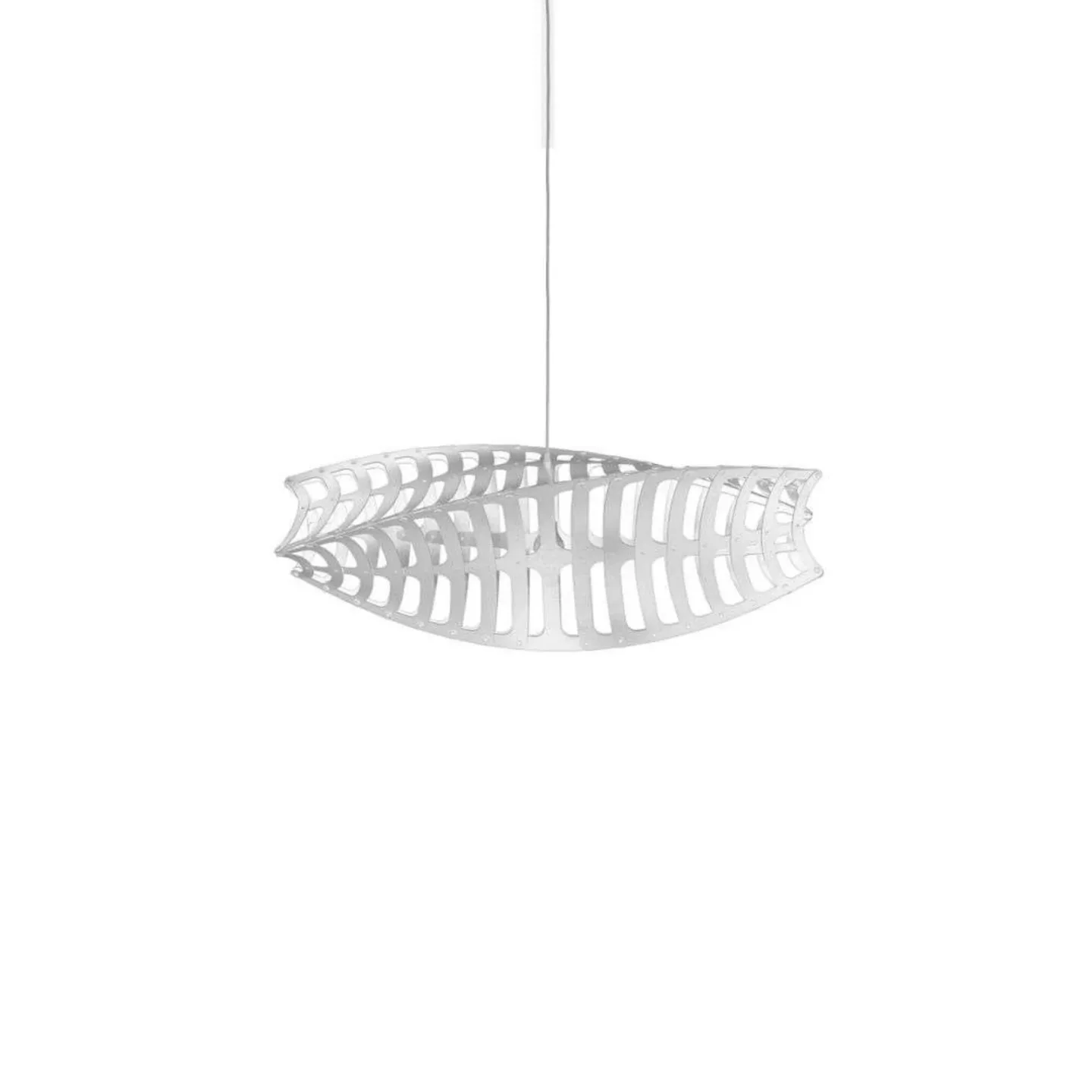 Toru Pendel Small 2 Sider Hvit - David Trubridge - Stue - Bambus