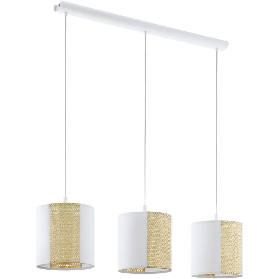 Eglo Pendellampe Arnhem Weiss Stahl 24 cm 110 cm