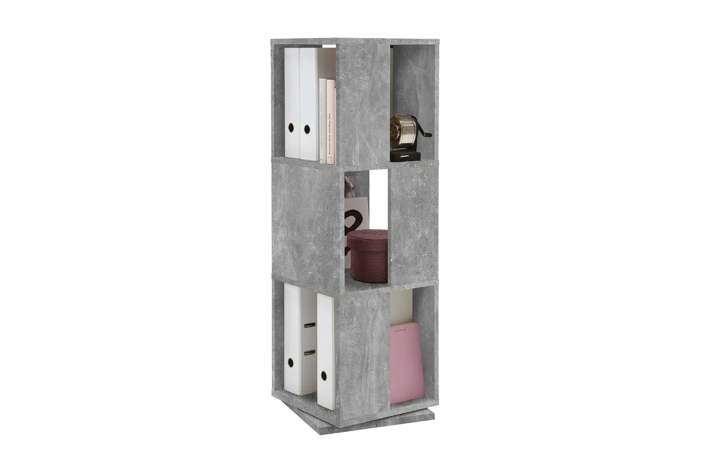 Tower Bokhylla 34 cm Vridbar - Grå