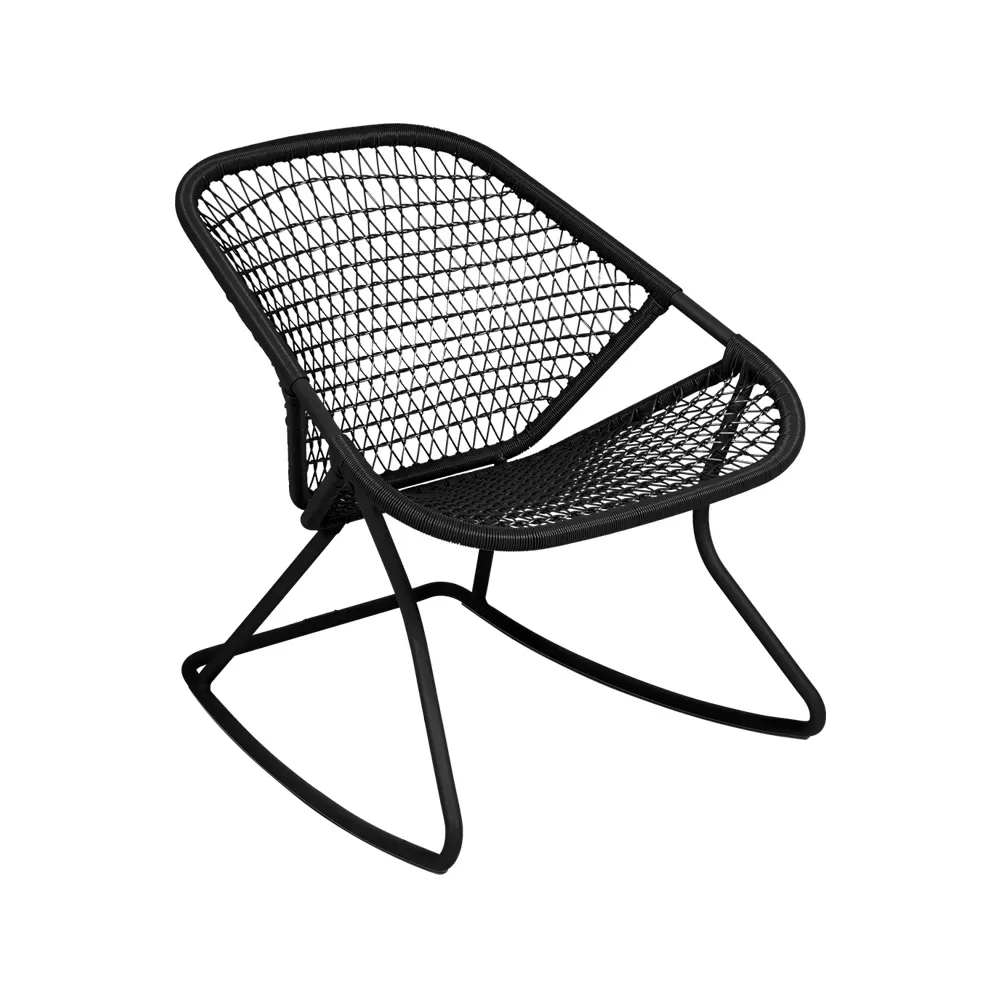 Fermob Sixties gungstol Liquorice (svart)