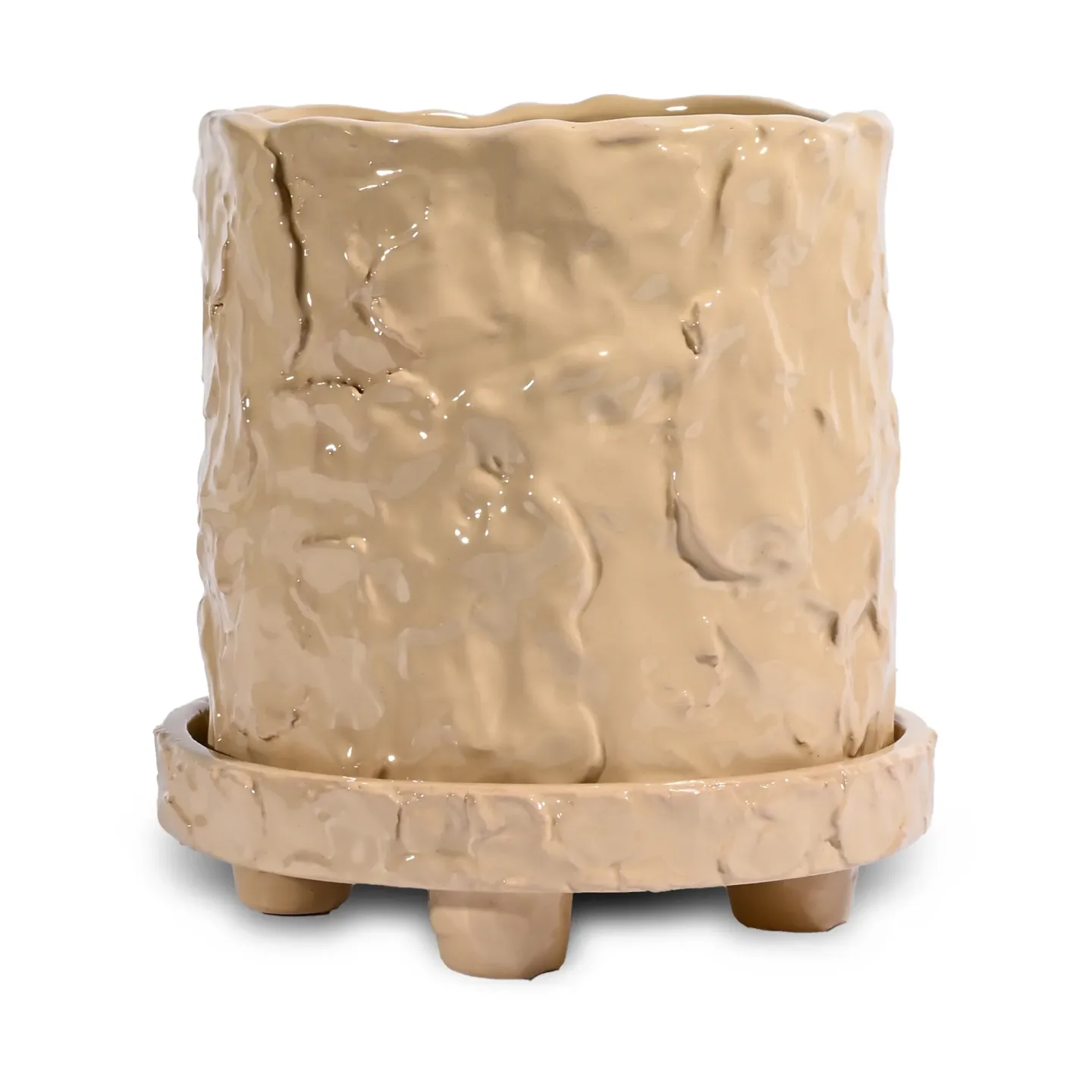 Byon Muddy kruka S Ø17,5 cm Beige