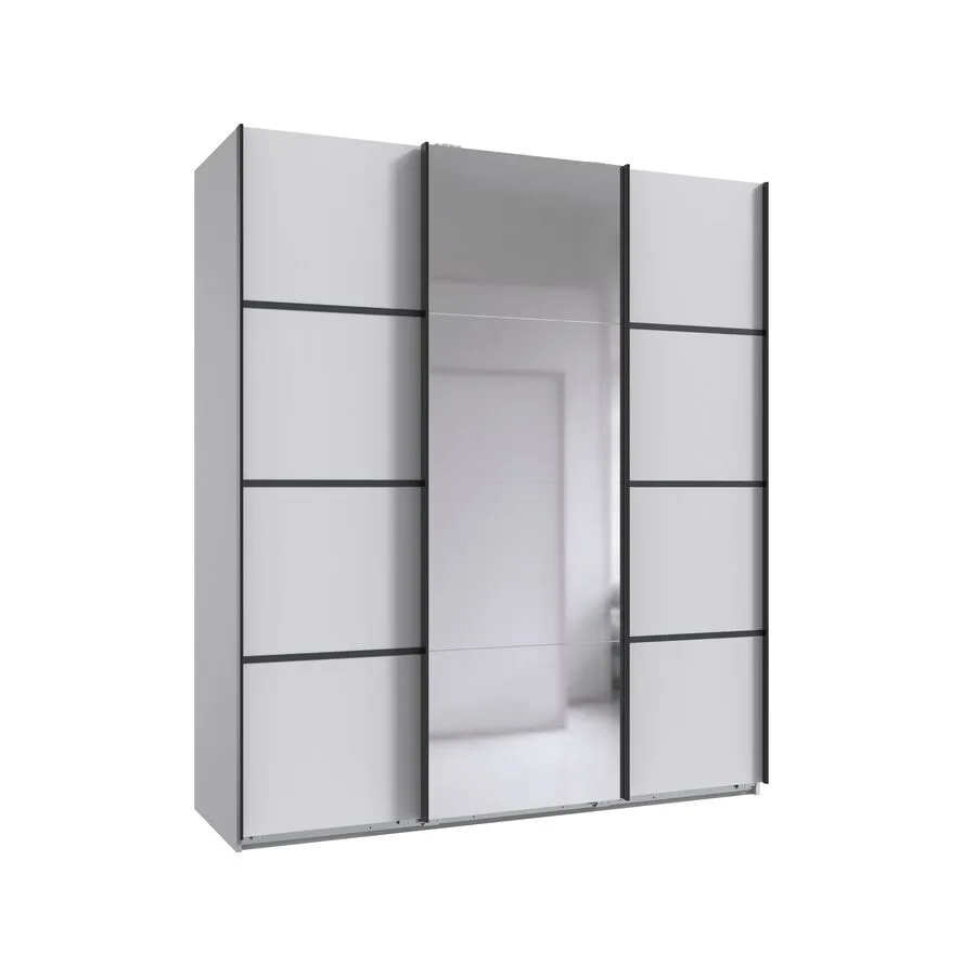 Kleiderschrank Jurky weiss Holzwerkstoff B 180 cm