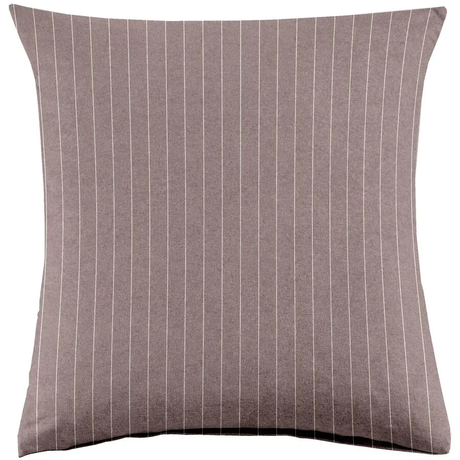 Kissenbezug Emma 65x65cm brown - Farbe: braun - Material: 100% Baumwoll-Flanell, Heather Melange Optik