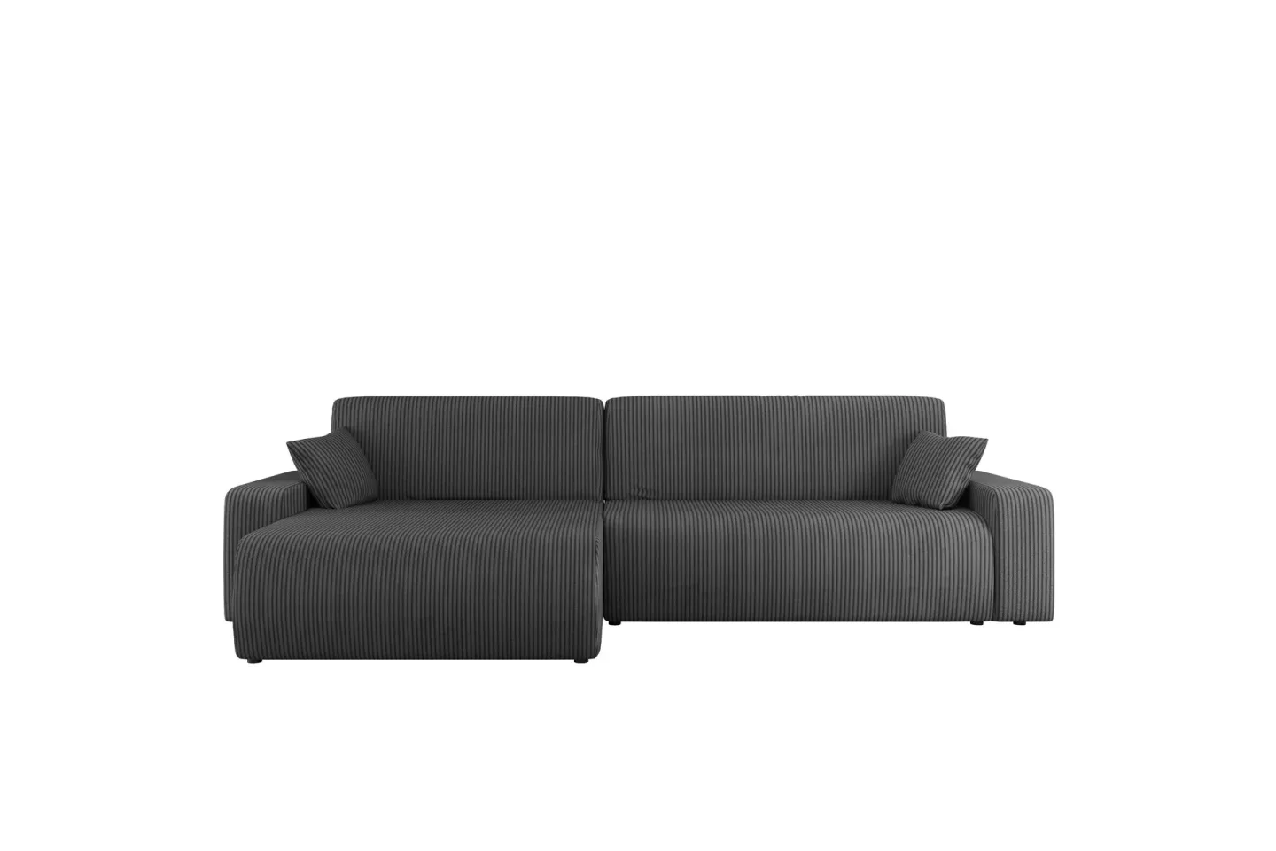 Barile Soffa med Divan 3-sits - Mörkgrå