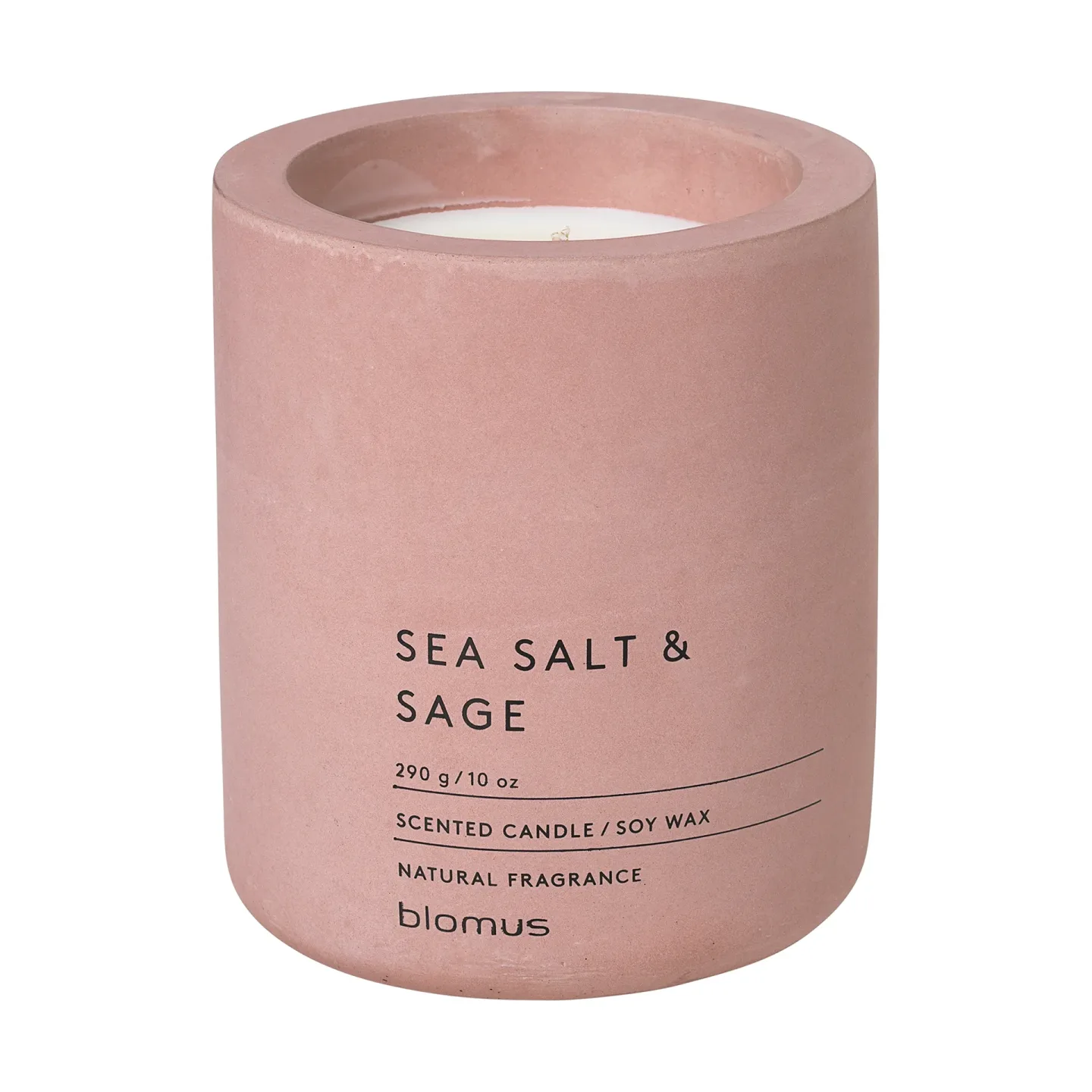 blomus Fraga Duftkerze 55 Stunden Sea salt & Sage-Withered Rose