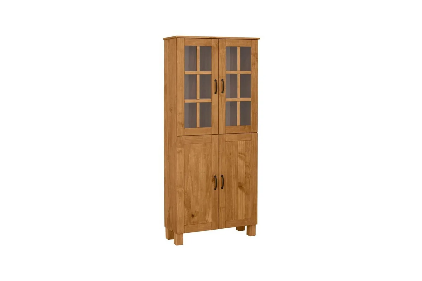Badrumsskåp Alby 75x30x170 cm, Betsad/Vax - 75x30x170 cm, Betsad/Vax