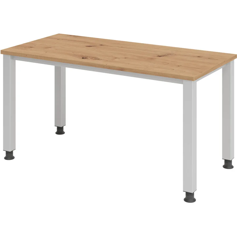 Schreibtisch Office Asteiche Holzwerkstoff Höhenverstellbar B 140 T 67 cm