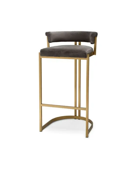 Dante barstol savona grey velvet