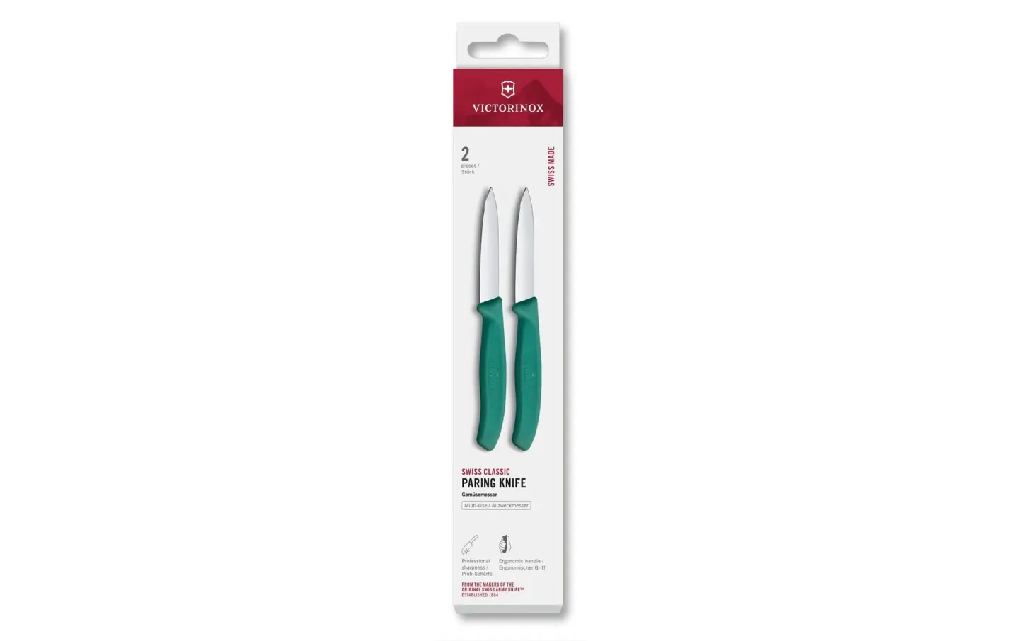 Alltron Messer-Set Swiss Classic, 8 cm, 2 Stück Von Victorinox Grün | Schubiger Möbel