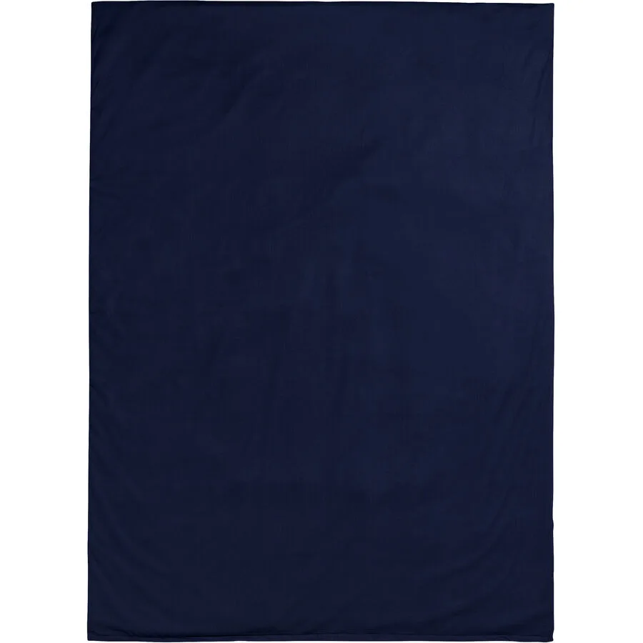 Duvetbezug Kos dunkelblau Einfarbig Satin 240 x 240 cm
