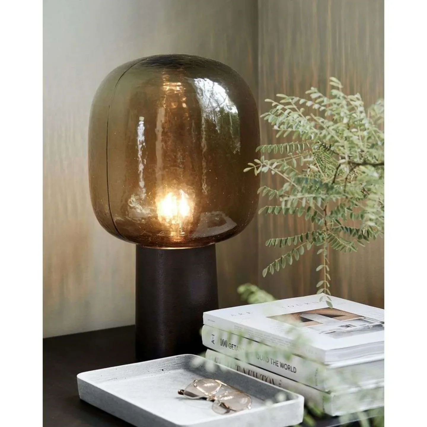 Note Tischleuchte Brown Brass - House Doctor - Wohnzimmer - Aluminium