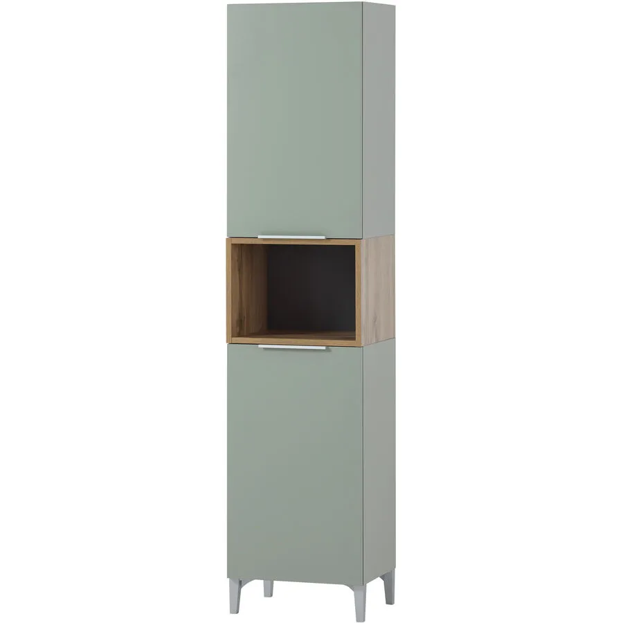 Hochschrank Mariette eiche landhaus Holzwerkstoff B 40.2 cm T 31.9 cm H 175.5 cm