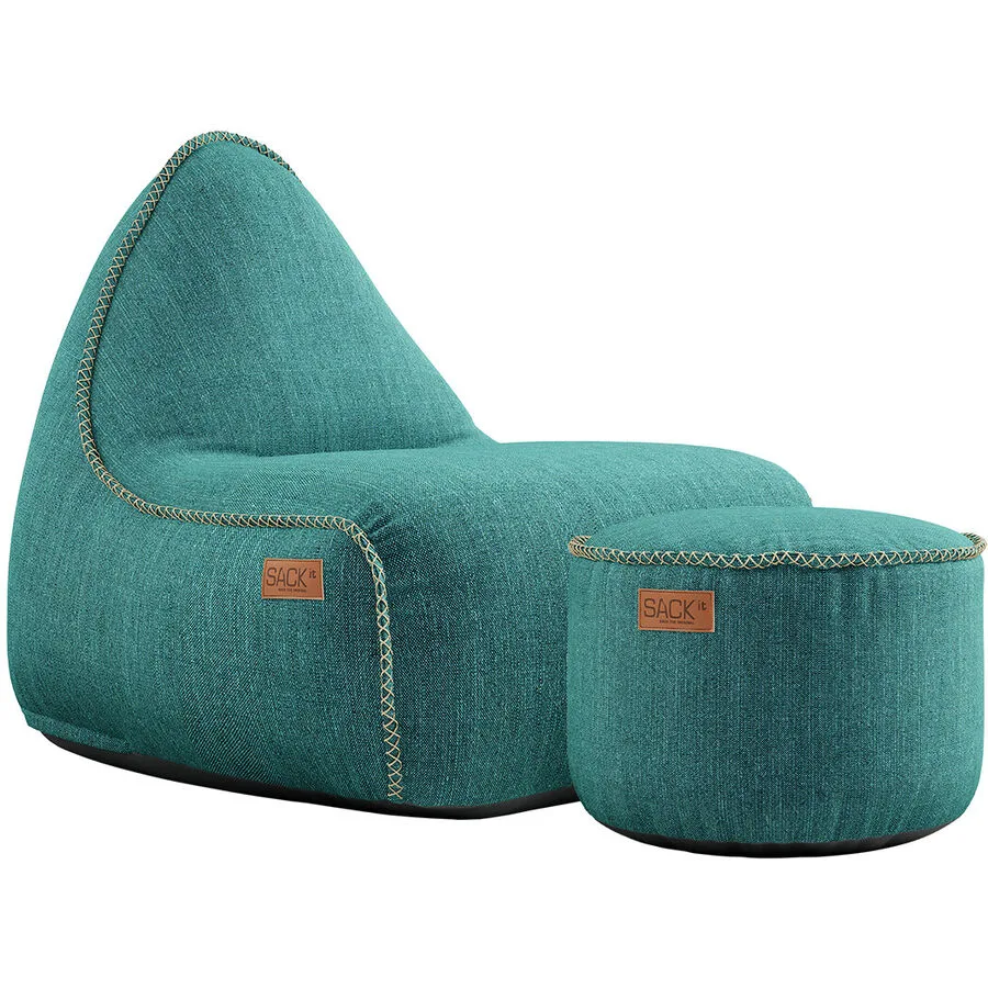 SACKit Sitzsack Cobana petrol Kunststoff T 96 cm